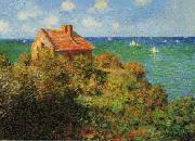 Claude Monet Fisherman's Cottage on the Cliffs Germany oil painting reproduction